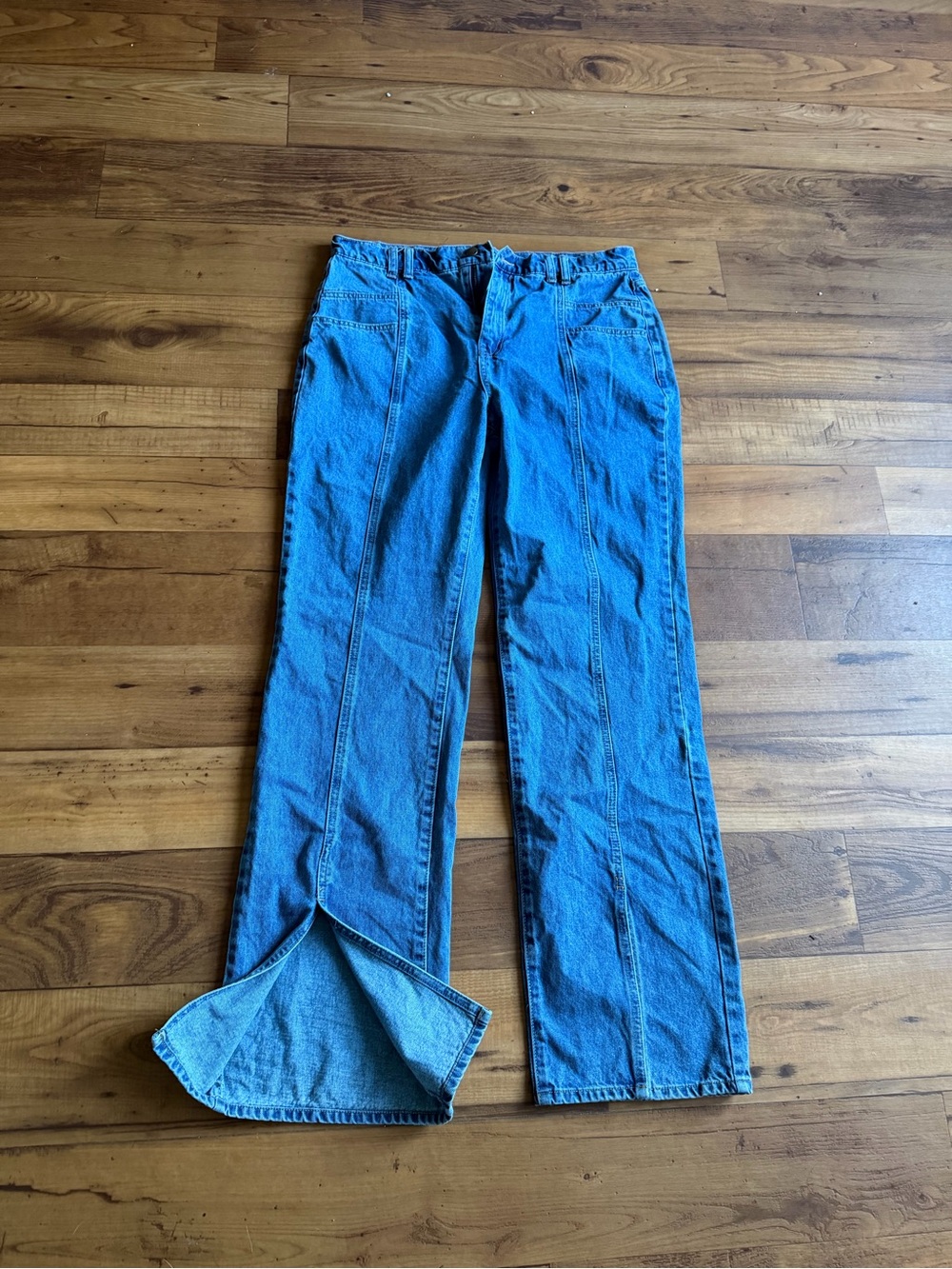 Fashion Nova Women's Blue Bootcut Jeans